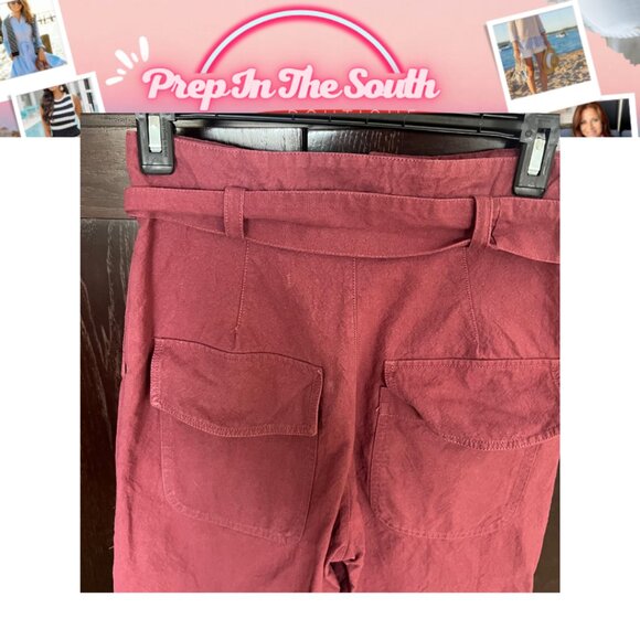 Free People FP One Imogen Wide Leg Crop Pants Sz 2 | Rose - Picture 8 of 11